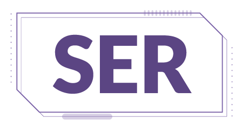 Logo violeta Pruebas Personalizadas Ser