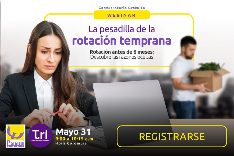 Imagen en referencia al webinar sobre la rotación temprana en las organizaciones